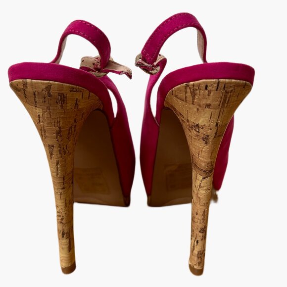 SHOE DAZZLE PINK STILETTOS 5 1/2 INCH HEEL SIZE 7 - Picture 6 of 16